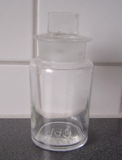 Apotheker Glas Glasflasche