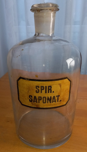 Alte apothekerflasche glas - alte,