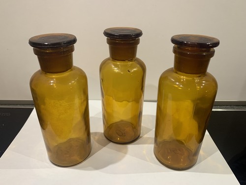 Apothekerflasche braunglas - 3x,