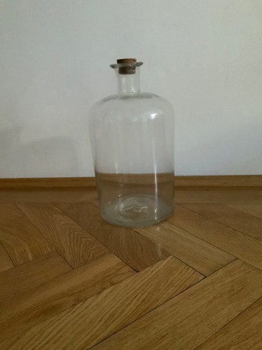 Große alte flasche gefäß - große,