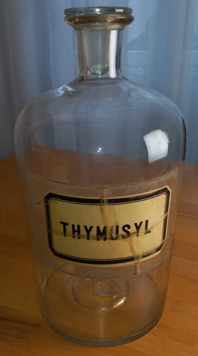 Alte apothekerflasche glas - apothekerflasche,