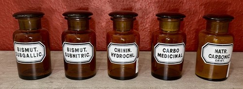 Apothekerflaschen höhe - 5,